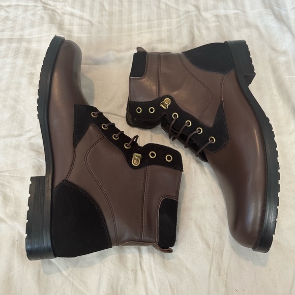 BRAND NEW English Laundry Men's Task Leather Boot, Brown, 10 M US - Picture 4 of 5
